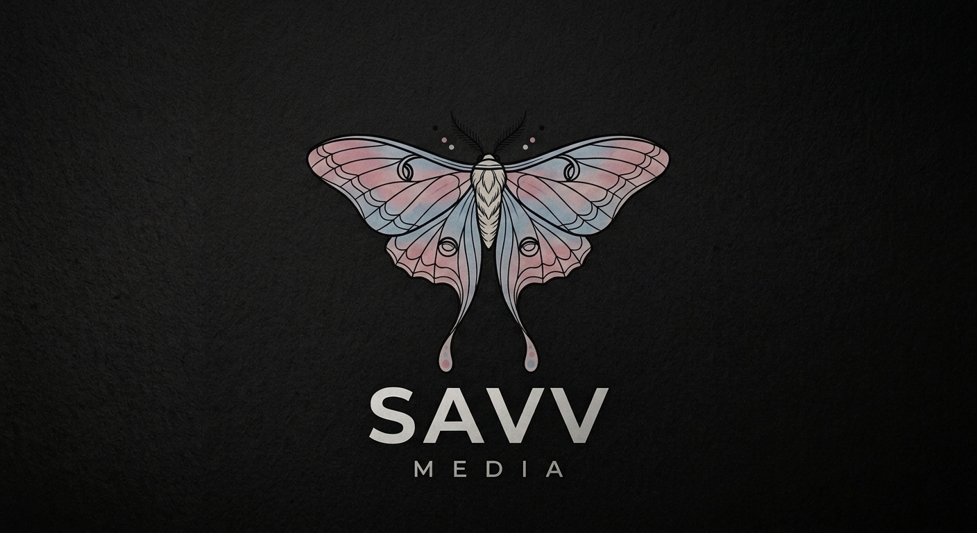 Savv Media moth logo